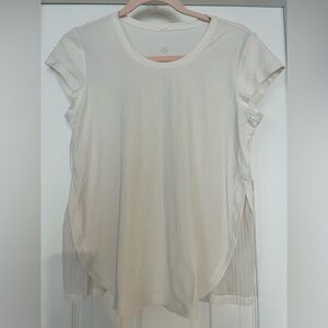 Lululemon Athletica Short Sleeve Tee with Pleated Side Panels